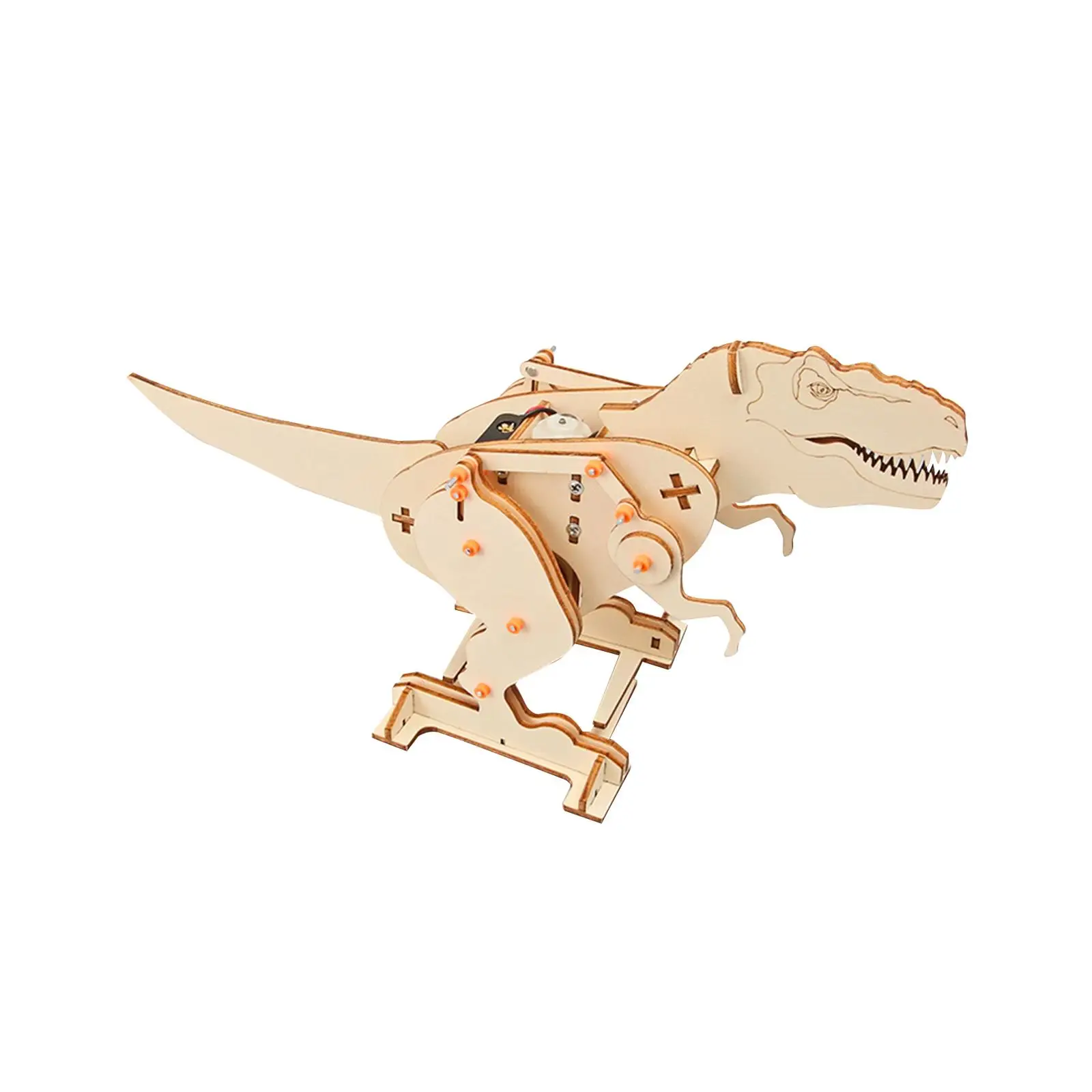 Wooden Dinosaur Kits, Assembly Constructor 3D Puzzles, Educational DIY STEM Toys for Boys and Girls, Ages 6+