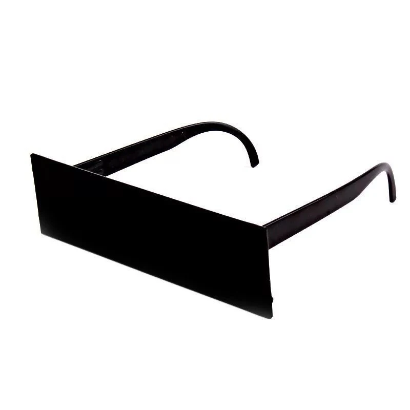 Ausgefallene Brille, Photobooth-Requisiten, Zensur, schwarze Sonnenbrille für Kostümparty – Detail 2