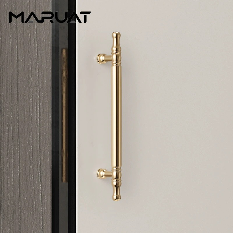 

MARUAT Zinc Alloy Furniture Handle Nordic Modern Minimalist Pulls Wardrobe Wine Cabinet Shoe Box Drawer Kitchen Closet Knob