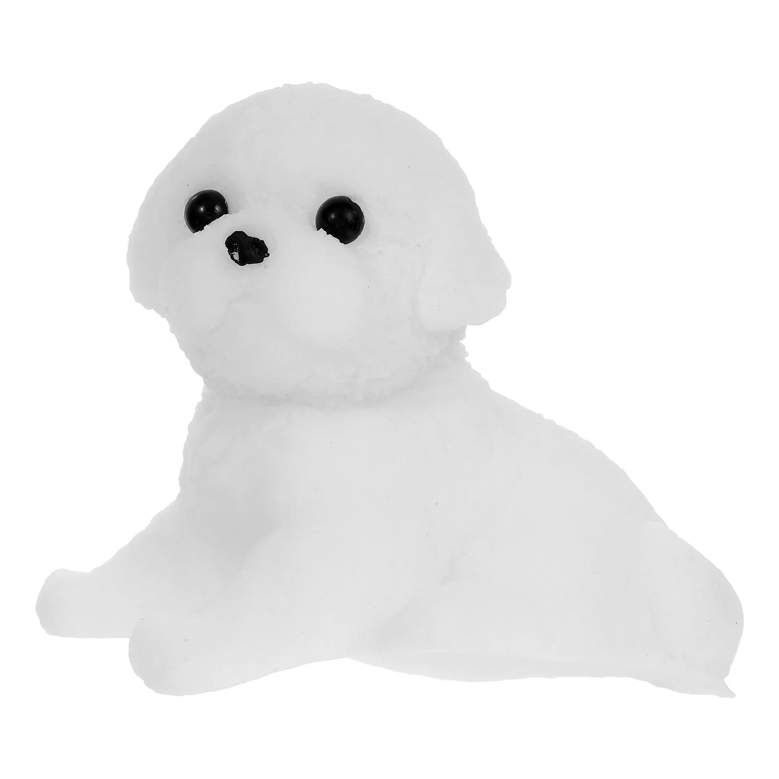 لطيف واقعية الكلب ضغط لينة قرصة الحيوان اسفنجي جرو تصميم المحمولة مكتب المنزل السفر الاسترخاء الإجهاد الإغاثة متعة #1