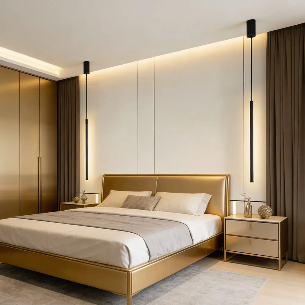 Moderne Anhänger-Deckenleuchte für Wohnzimmer, Schlafzimmer, Nachttisch, Veranda, Hängelampe, Zuhause, minimalistischer Kronleuchter, Dekor, Beleuchtungskörper