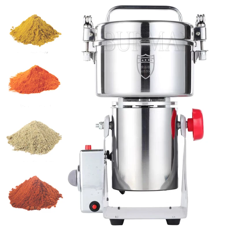 110V 220V   Grinder Electric Whole Grains Mill Powder Food Grinding Machine Ultrafine  Crusher