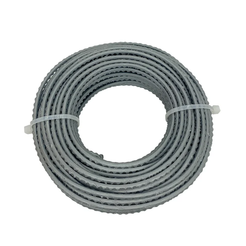 LUSQI 4M/8M/12M/16M Grass Trimmer Line Gray Serrated Grass Rope Nylon Garden Tool Material Accessories For Brushcutter