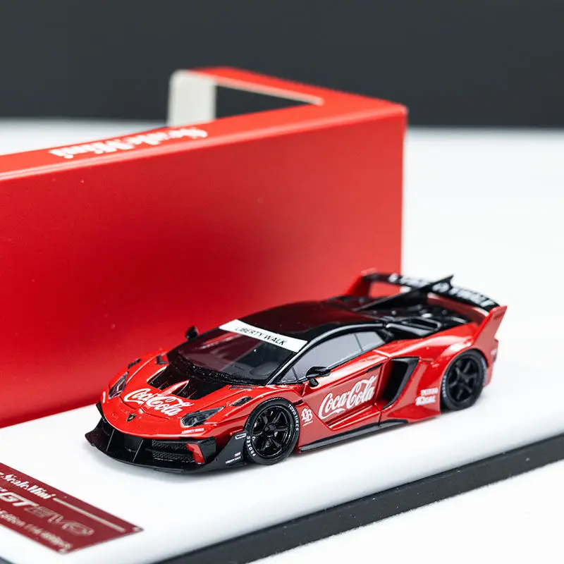 1:64 LP700 GT EVO modelo de carro de resina modificada de corpo largo eixo de compressão de liga modelo de carro de simulação em miniatura ornamentos para adultos,