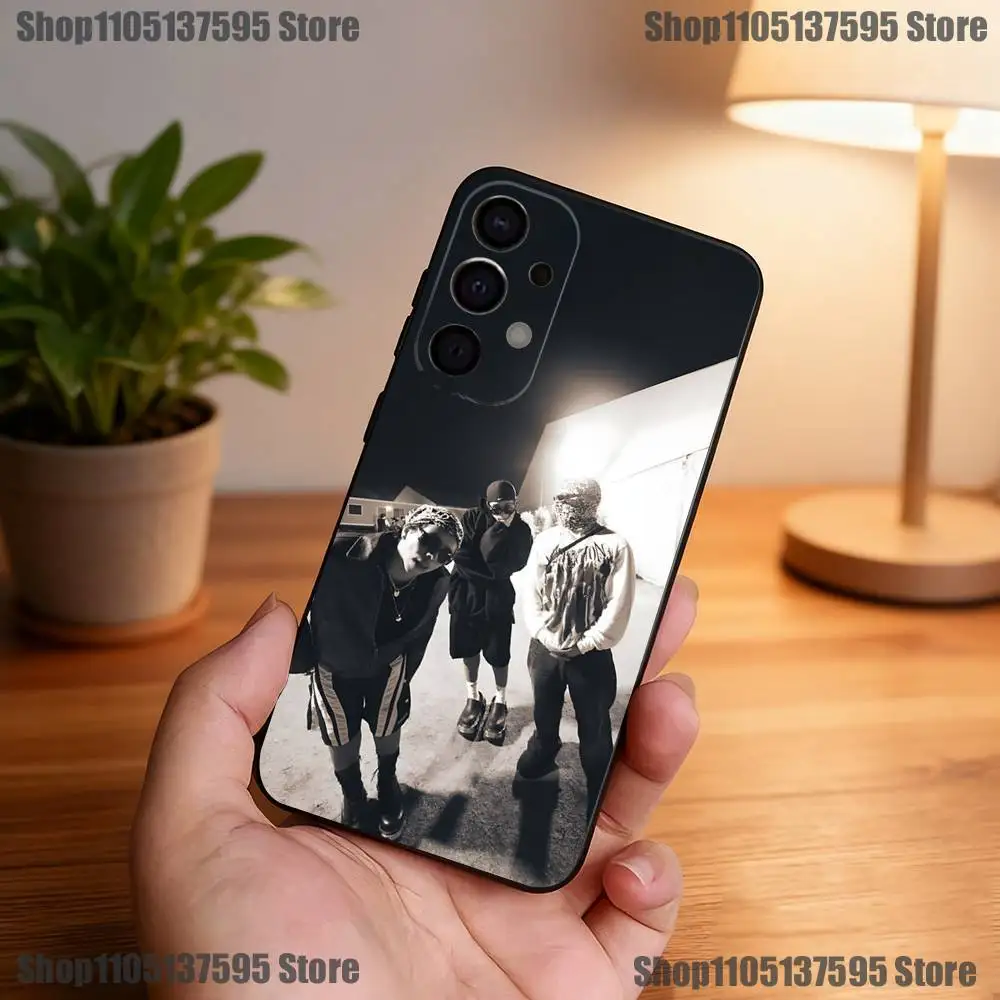 เคสโทรศัพท์ลายวงดนตรีลาตินมาเฟียสุดฮิต สำหรับ Samsung S25,S24,S21,S22,S23,S30,Ultra,S20,Plus,Fe,Lite,5G สีดำ