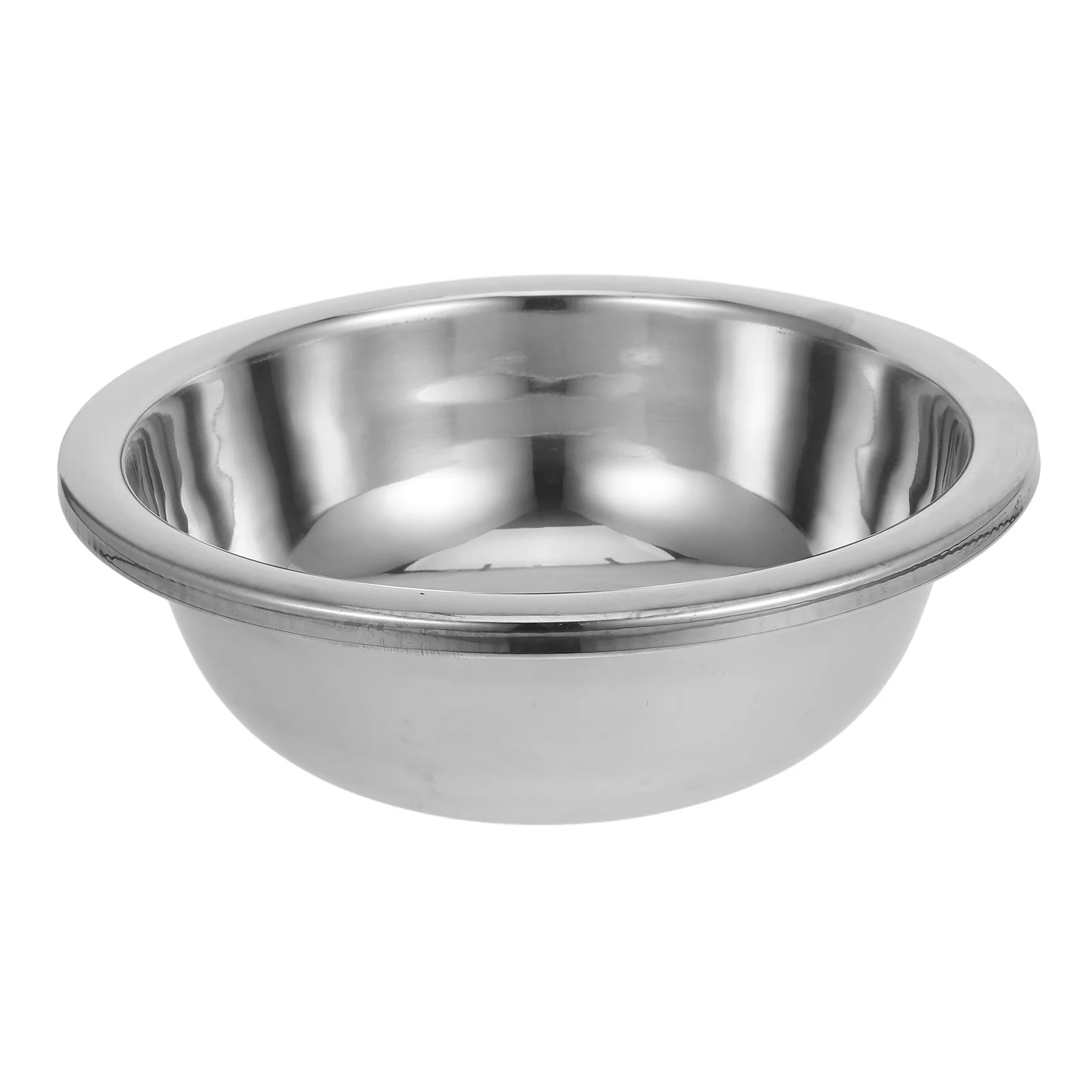 

Stainless Steel Basin Large Metal Kitchen Vegetable Washing Basin Multipurpose Household Washing Bowl Mixing Dough Salad Prep