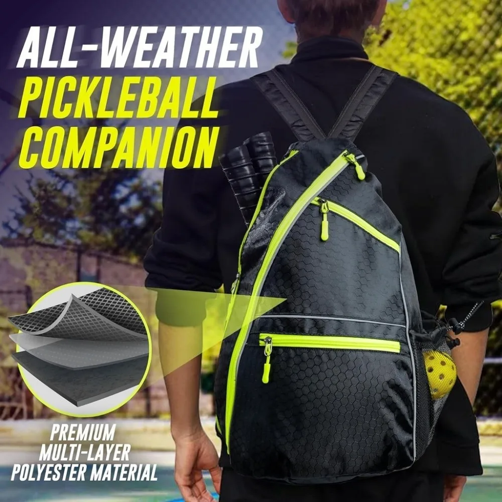 NEW Sports Pickleball Paddle Bag Adjustable Waterproof Pickleball Rackets Backpack Large Capacity Pickle Ball Bag Men Women - Image 2