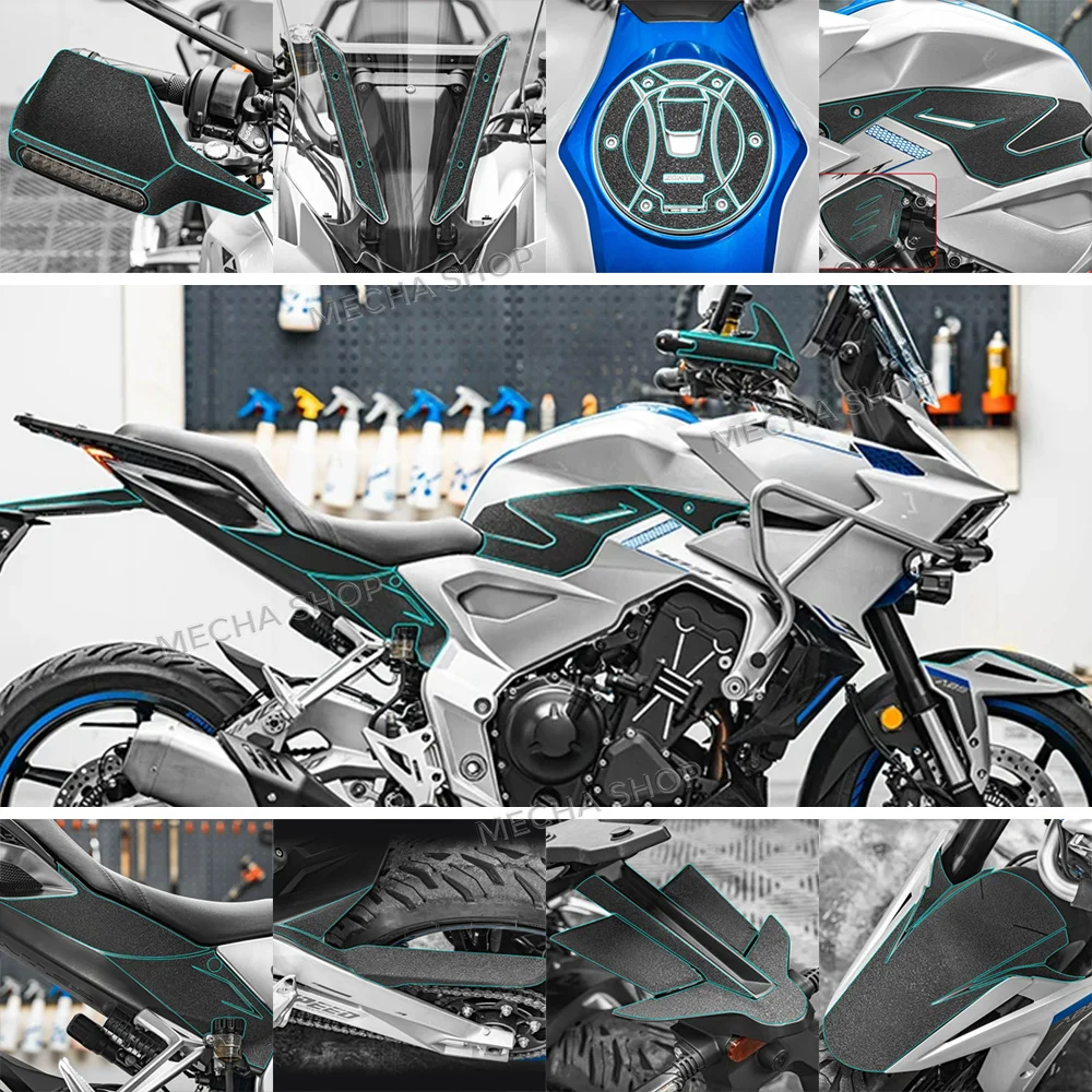 For Zontes 703T ZT-703 T 2026 Motorcycle Fuel Tank Sticker Body Decoration Sticker Anti-slip Thickened Modification Accessories