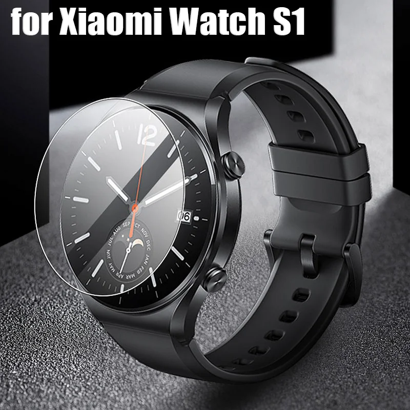 Pour Xiaomi S1/Actif S1 Trempé Verre Film Protecteur SmartWatch anti-rayures Ultra-mince Film de Verre pour Xiaomi Actif S1