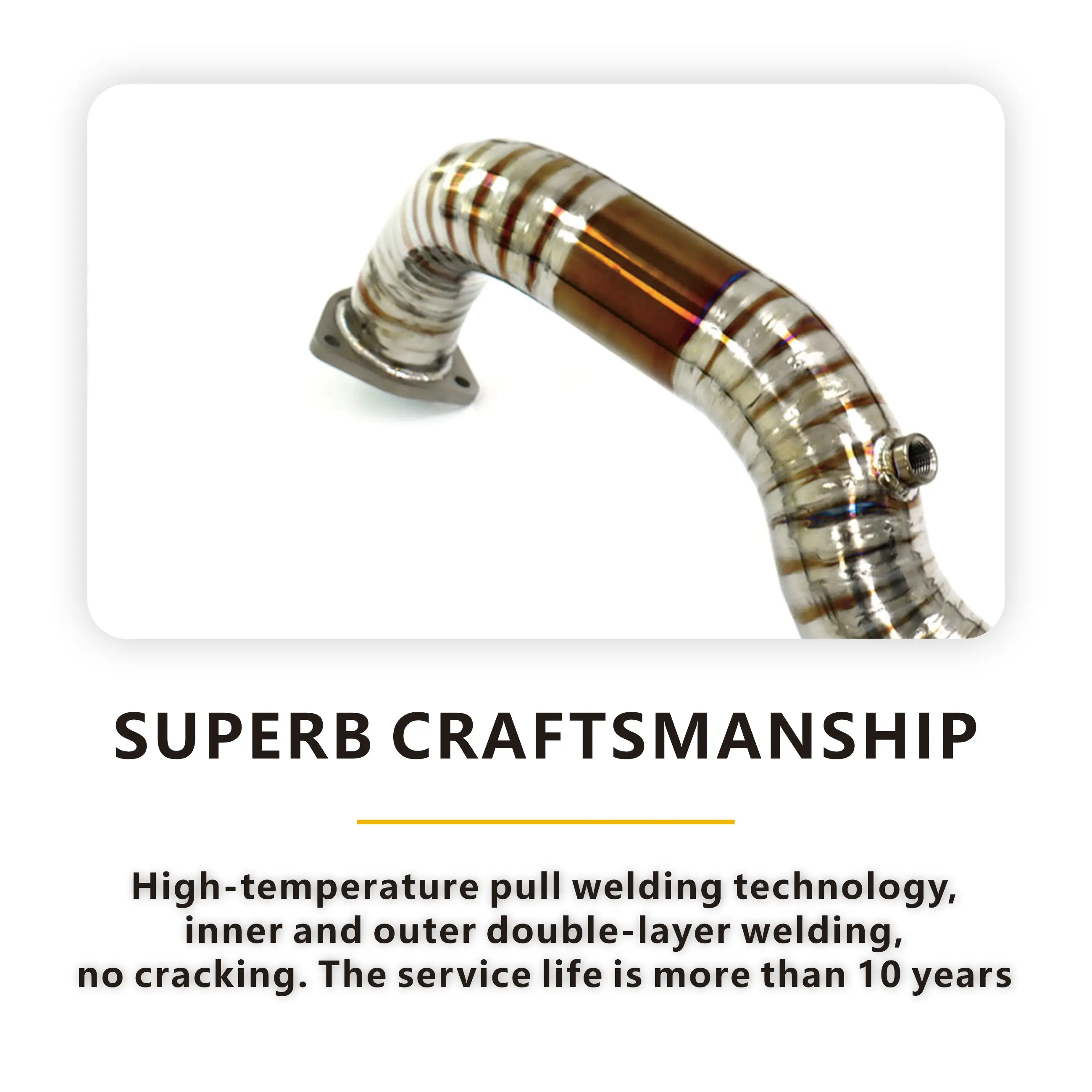 

High Quality Downpipe For Porsche 718 GT4 RS 4.0L Titanium Alloy Exhaust System High Flow Performance Racing Pipe HMD