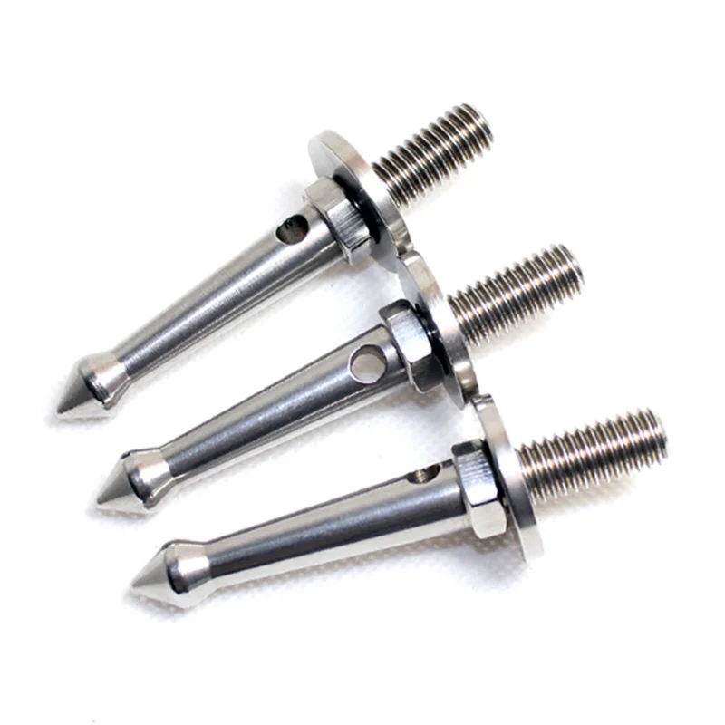 

【HOT】6Pcs Stainless 3/8 Inch Tripod Foot Spikes For Softer Looser Terrain Spikes For Gitzo/Manfrotto/Siri/Benro, Etc.Tripod