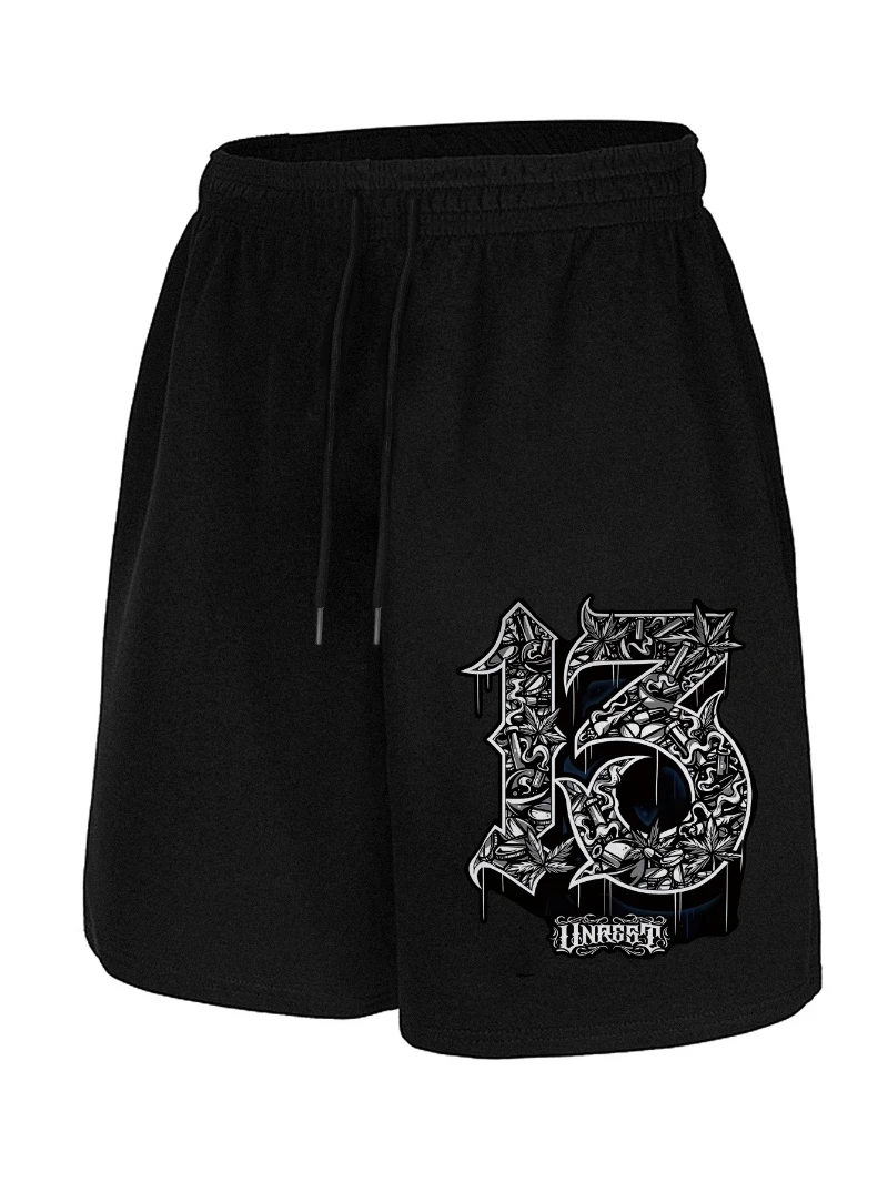 

13 пар мужских повседневных шорт с принтом и завязками на талии, с карманами, дышащие и удобные спортивные шорты для отдыха