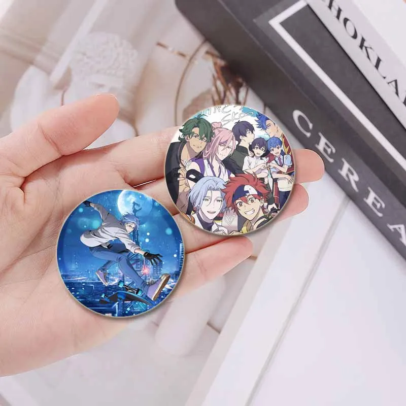 58mm Anime SK8 The Infinity Enamel Pins Handmade Brooch for Clothes Backpack Decoration Cartoon Badge Jewelry Accessories  Gifts