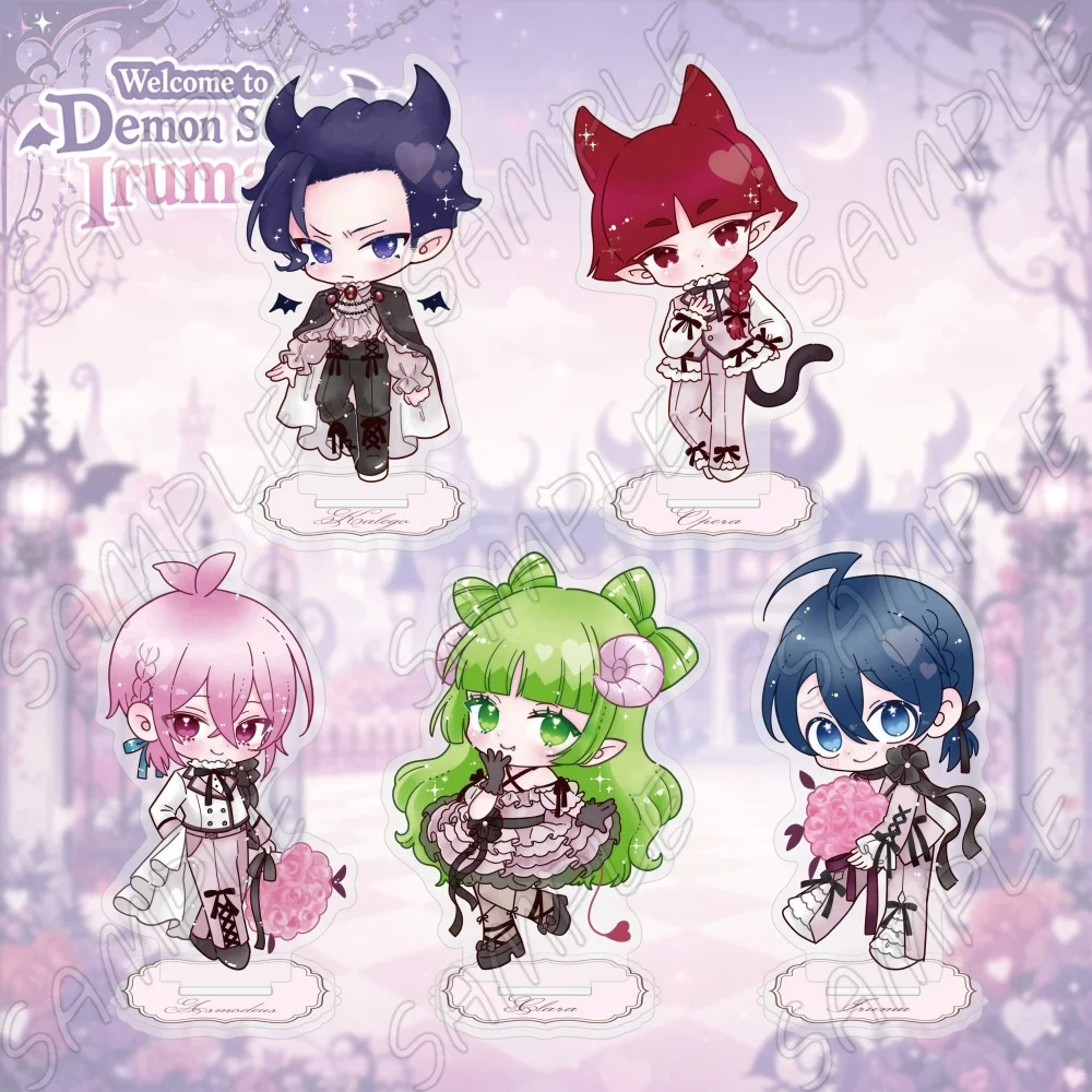 Anime Welcome to Demon School Iruma-kun Acrylic Stand Figure Iruma Clara Asmodeus Desktop Decor Model Plate Fans Gift Keychain