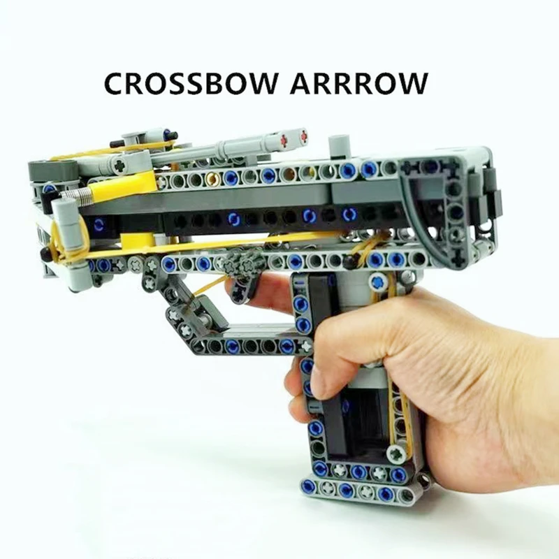 IN STOCK MOC Arrow Mechanical Crossbow Arch Model Creative Idea Technology Gun  Accessories Building Blocks Bricks Toys