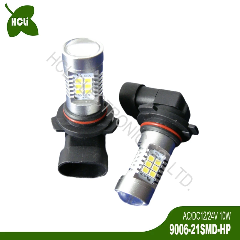 Hot sale 12/24V 10W 9005 9006 H8 H11 HB3 HB4 Car Bulbs Led Front Fog Lamp Daytime Runing Light Low Beam Light free shipping 2pcs