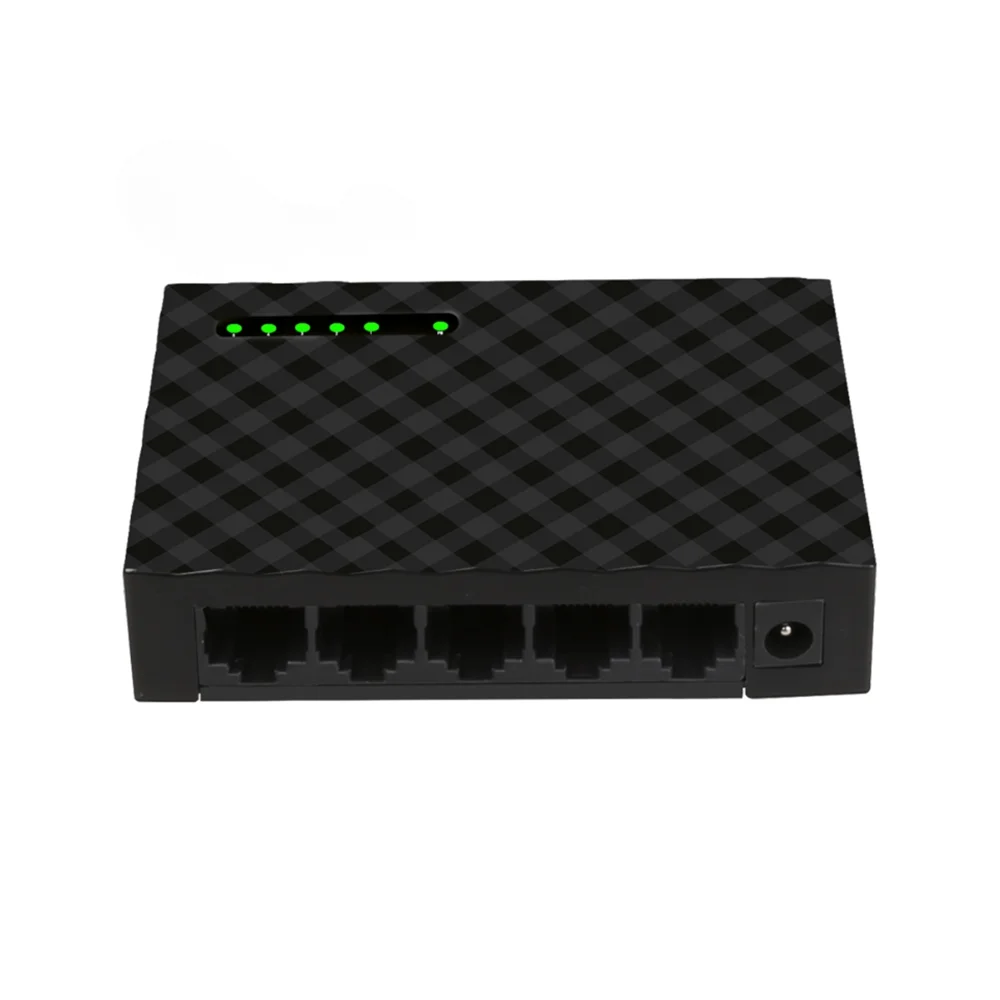 

5 Port Gigabit Unmanaged Network Switch Ethernet Splitter Plug and Play Traffic Optimization