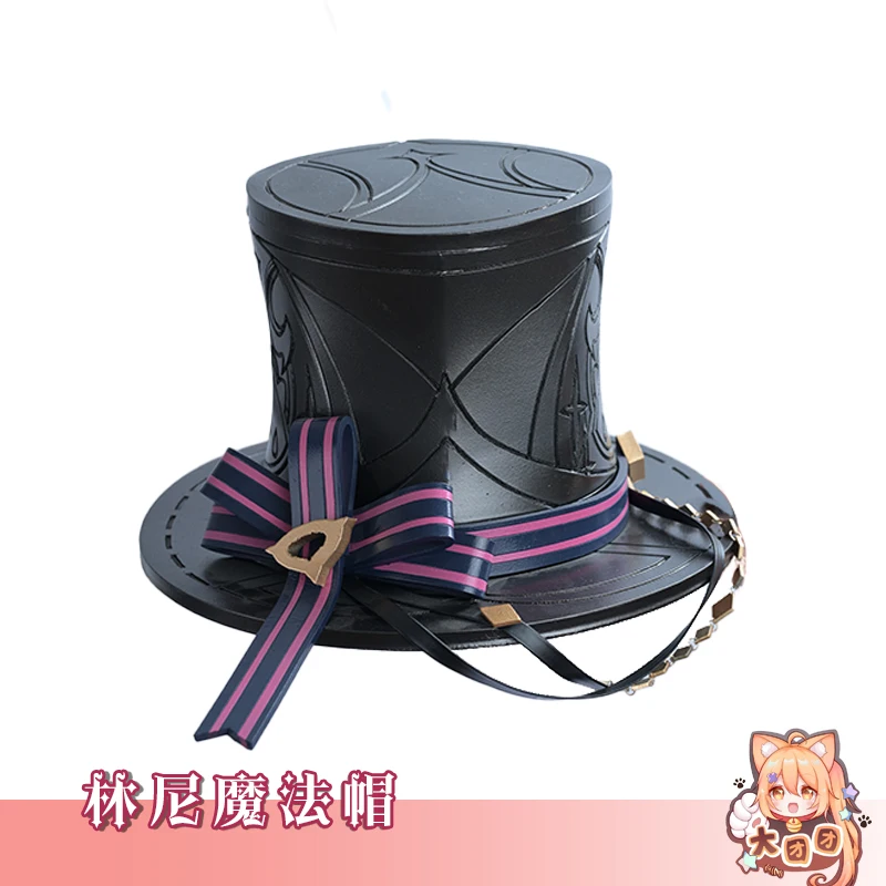 Jeu Lyney Anime Cosplay chapeaux Genshin Impact Lyney Cosplay chapeaux 3D impression accessoires jouets accessoires Halloween carnaval pour les femmes