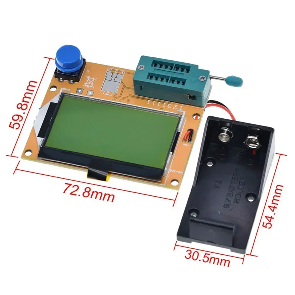 LCR-T4 Digital Transistor Tester LCD Multifunctional Transistor Diode Triode Capacitor Resistor Thyristor Tester Multimeter