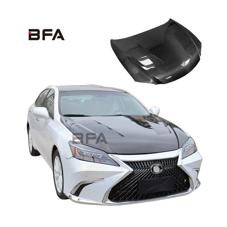 For 06-12 Lexus ES200 es250 es300 upgraded carbon fiber hood heat sink hole style body kit