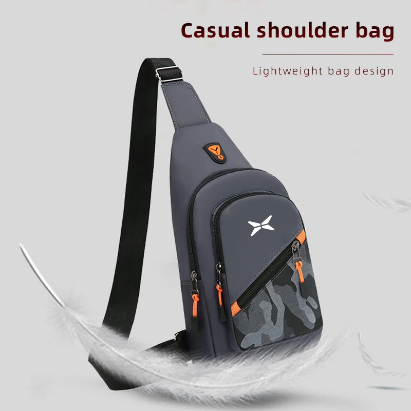 Car Logo Men Chest Bag Handbags Waist Bag Crossbody Bag Headphone Cable For Xpeng P7 G3 G3i G9 P5 X2 N5 F30 H93 Beta 2019 2020