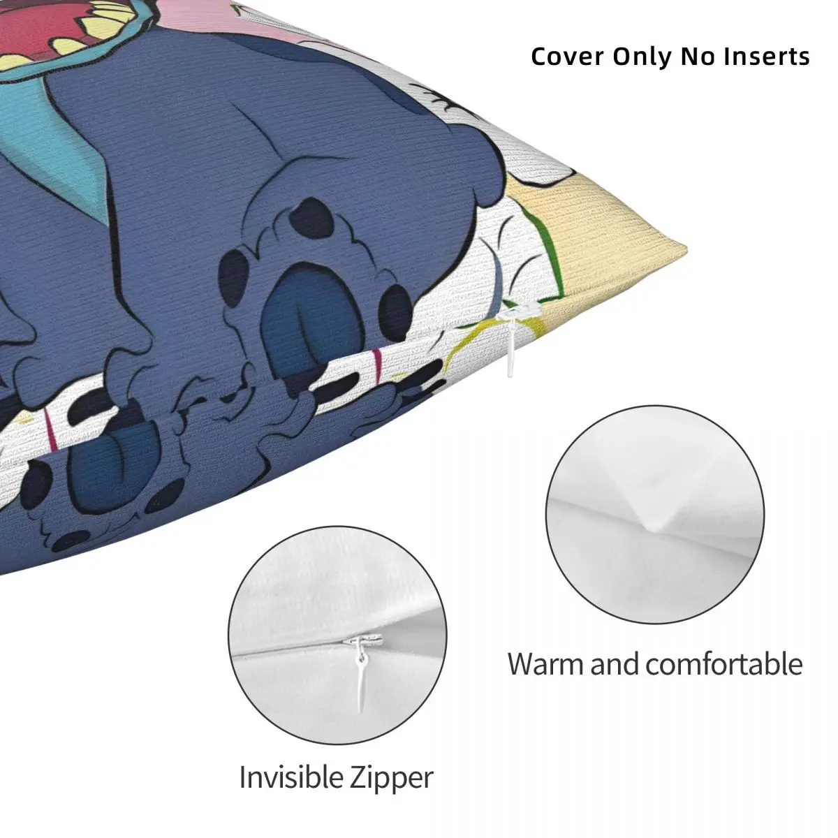 ألوها غرزة كيس وسادة مربع مضحك الغريبة غطاء الوسادة ديكور مخصص المخدة للمنزل 45*45 سنتيمتر