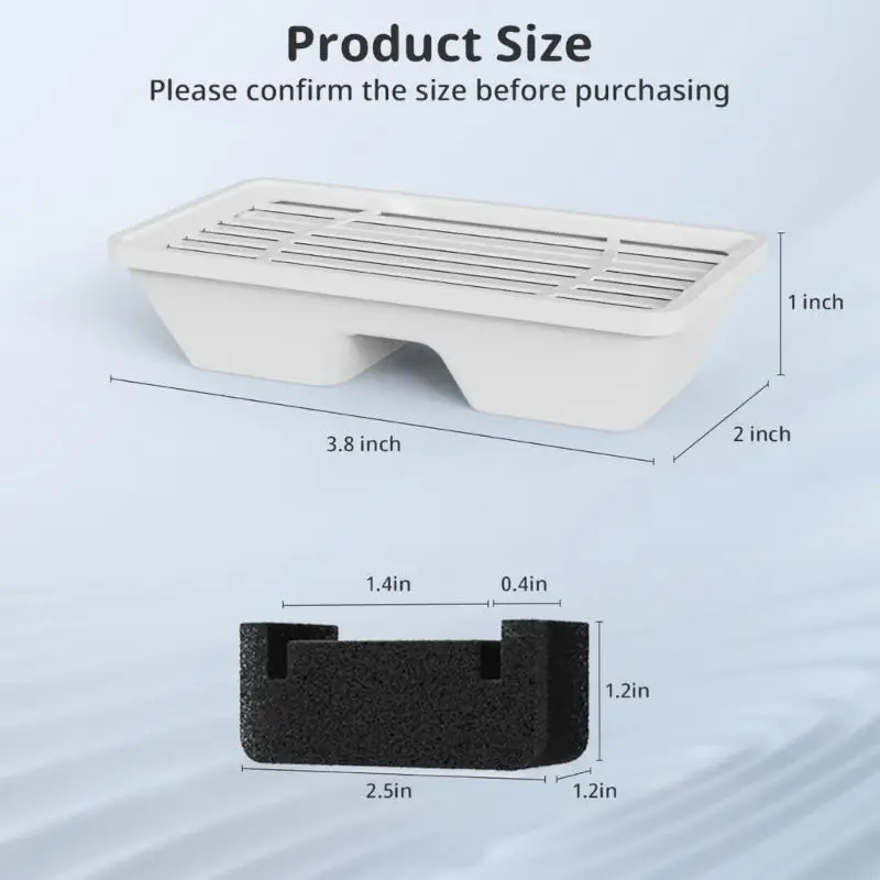 

F92F Аккумуляторная батарея Cats Fountain Fountain Filters и губки. Автоматические аксессуары для замены дозаторов для домашних