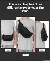 Tactical Waist Pack Outdoor Hiking Waist Bag Running Sports Functional Bag Cycling Bag Bum Bag Multi-functional Tool Shoulder 6