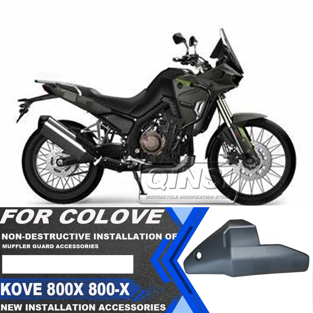 

FOR COLOVE KOVE 800X 800-X Motorcycle Non-destructive Installation Muffler Guard 800X Original Accessories