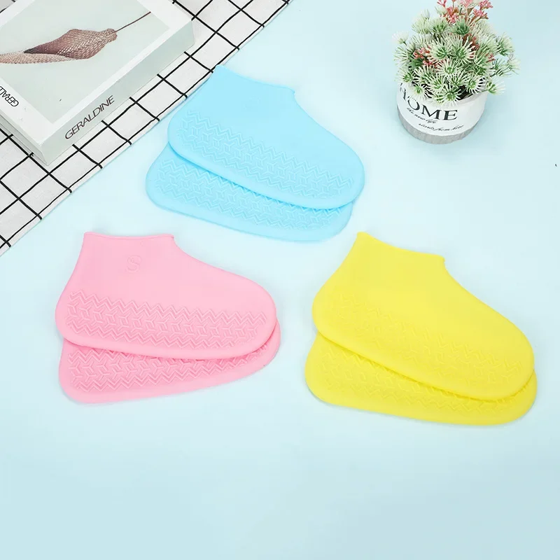 

Silicone Anti-Slip Shoe Covers Thicken the Sole Foldable WaterProof Rain Protector Shoe Boots Cover for Outdoor Rainy Day S-XL