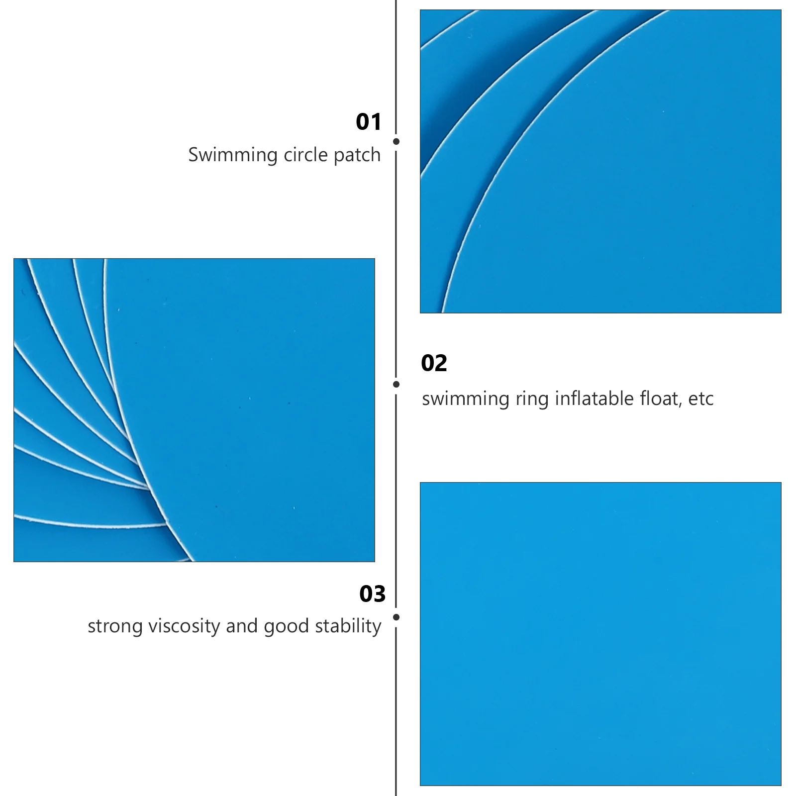 

10 pcs PVC Repair Patches for Swimming Ring Inflatable Toys Tents Backpacks Raincoats Inflatable Toy Patch Patch Tape