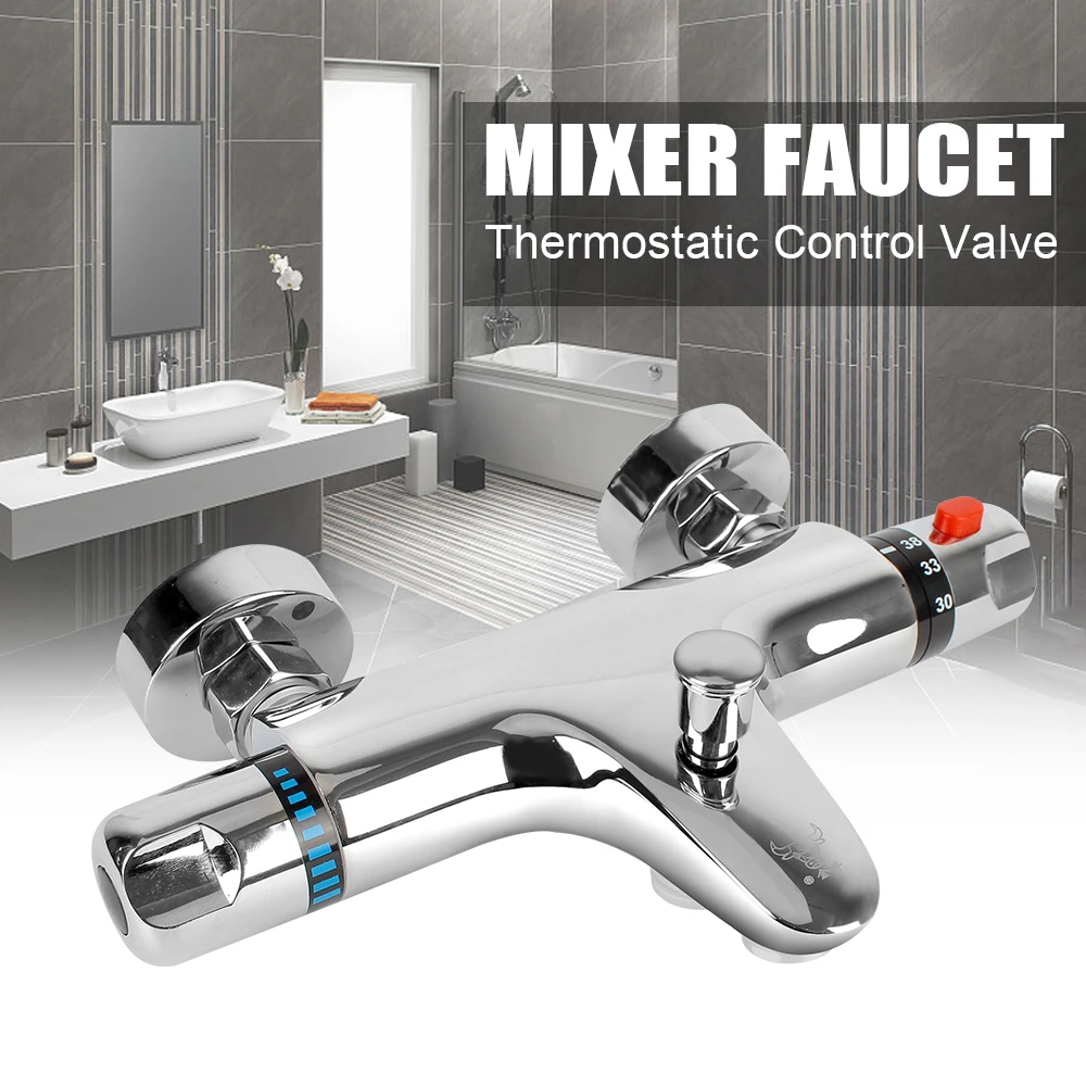 

Bathtub Faucet T hermostatic Shower Faucet Bathroom Tool Hot And Cold Mixer T hermostatic Tap Bathroom Mixing Valve