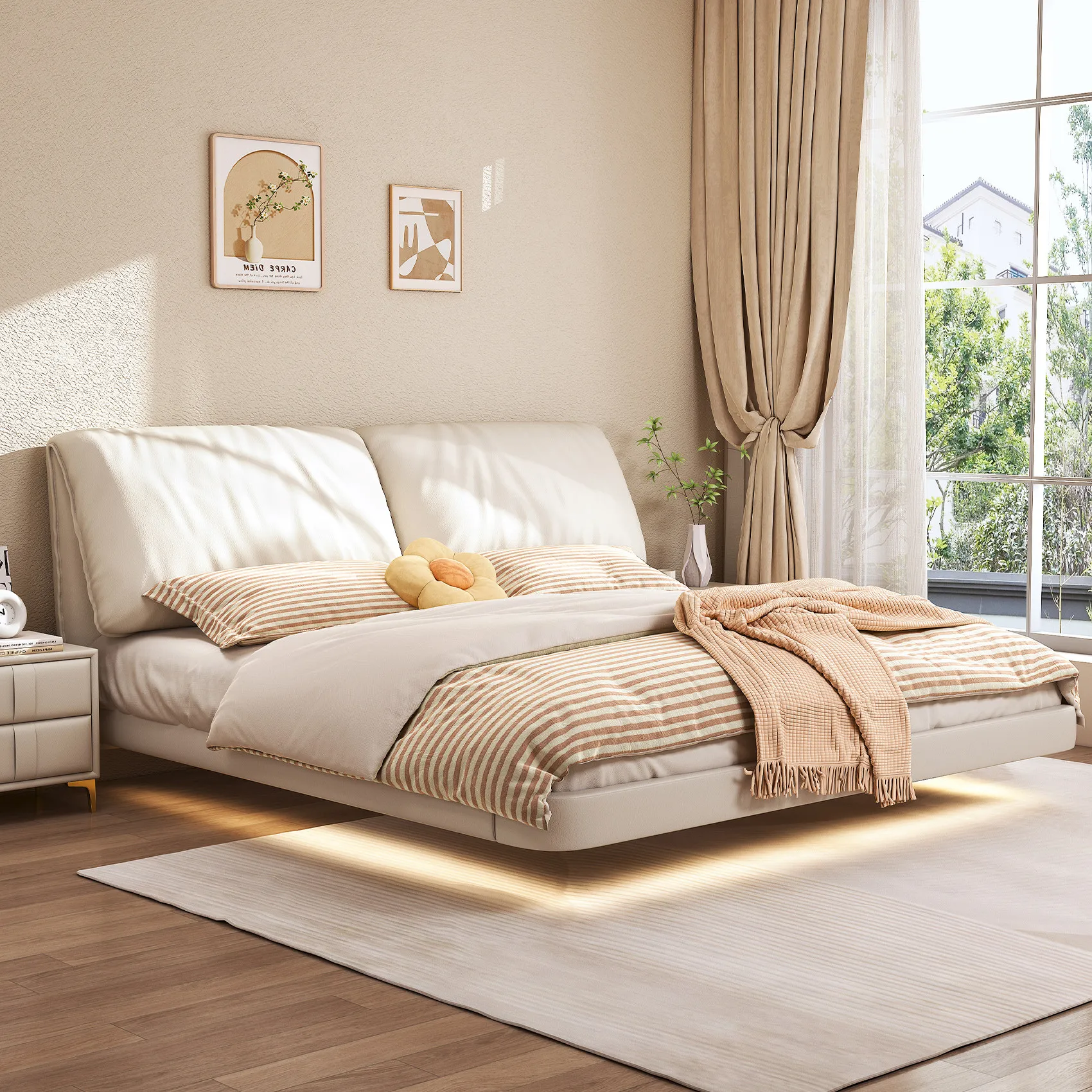 

Minimalist Modern Double Bed Japanese Design White Japanese Double Bed Daybed Murphy Cama Matrimonial Bedroom Furniture