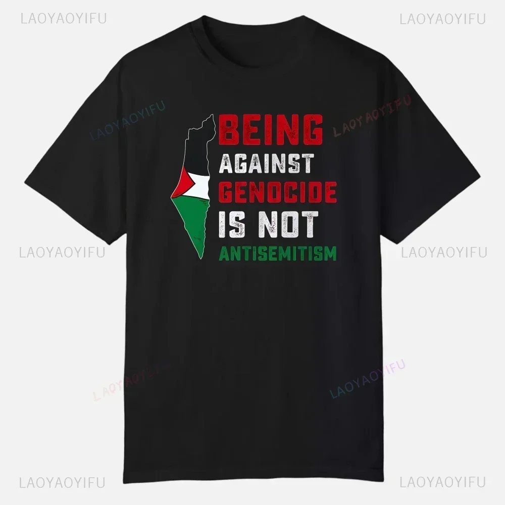 فلسطين مطبوعة القطن تي شيرت الملابس بلايز الرجال قصيرة الأكمام الجرافيك تيز جودة الملابس الصيف الشارع الشهير مخصص مضحك #2