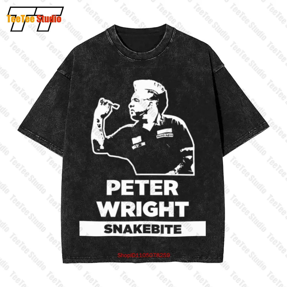

Snakebite Peter Wright Darts World Champs 2019 Vintage Oversized T-Shirt QU6M