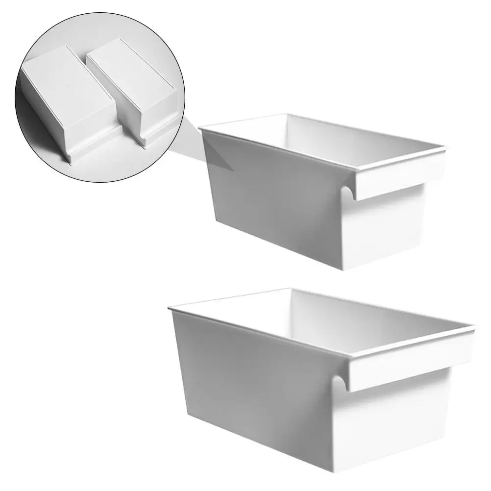 

2Pcs Storage Box Label Classification Sorting Marking Case White Kitchen Bathroom Multi Purpose Organizing