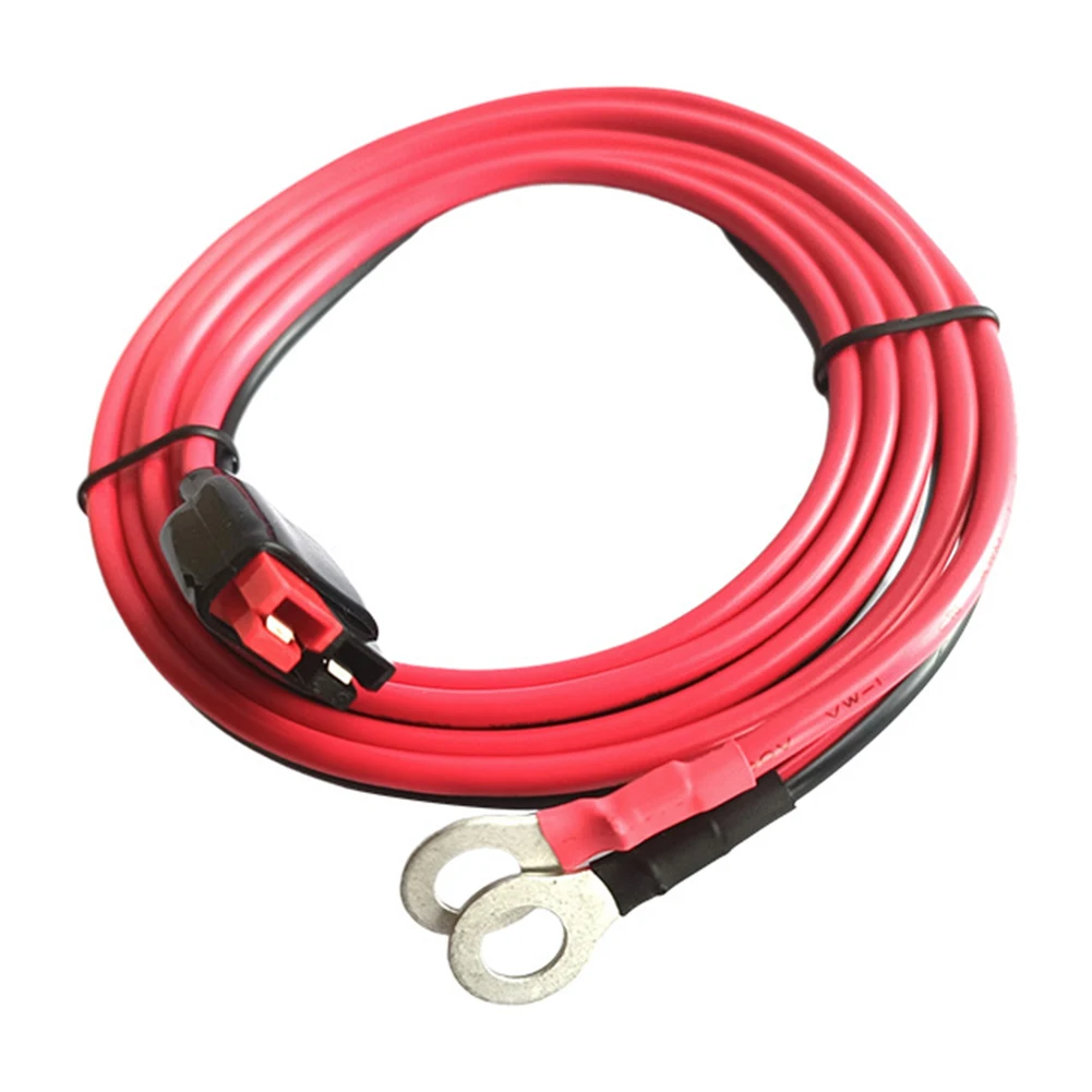 45A Connector To O For Ring Terminal Battery Cable 10AWG Tinned Copper For Solar Panel Portable For Power Station Wire