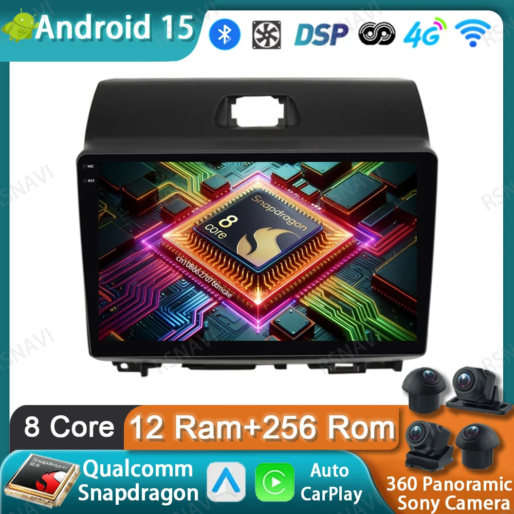 

Car Radio Android 15 For KIA Ray 2011 - 2017 BT DSP Qualcomm Viedo Player Autoradio Navigation Head Unit 4G LTE 5G WIFI Stereo