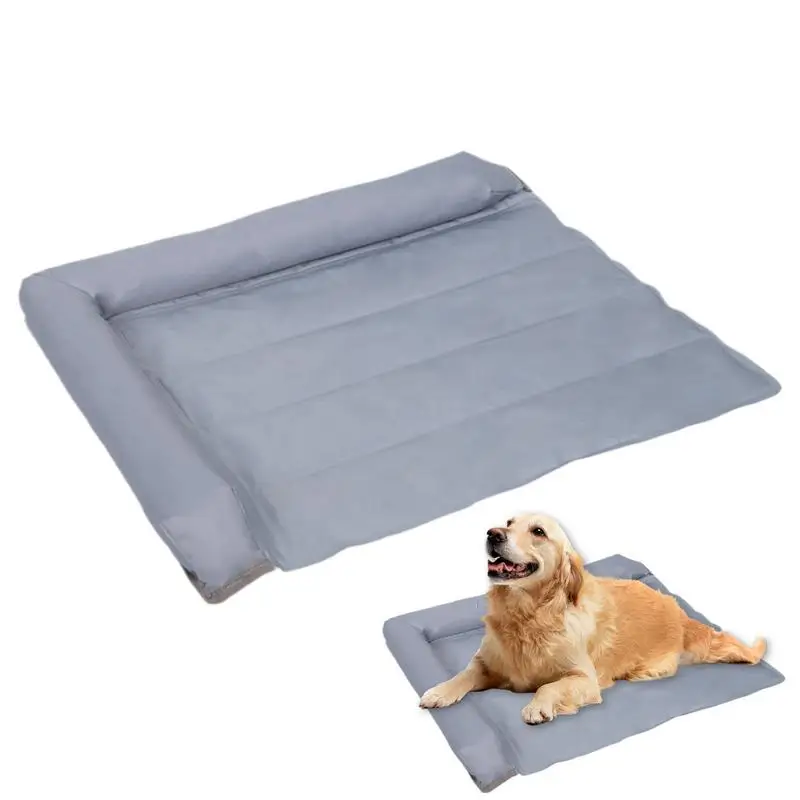 

Cooling Dog Mat Waterproof Dog Bed Breathable Cat Sleeping Cushion Hot Weather Puppy Gel Cold Bed For Garden Backyard