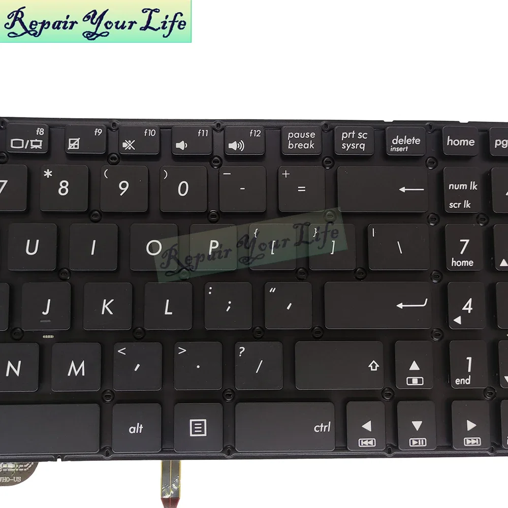 US Russian Backlit Keyboard For Asus ZenBook UX510 UX510U UX510UW UX510UXK UX510UX RU-EN Laptop Keyboards Light 0KNB0-662QRU00