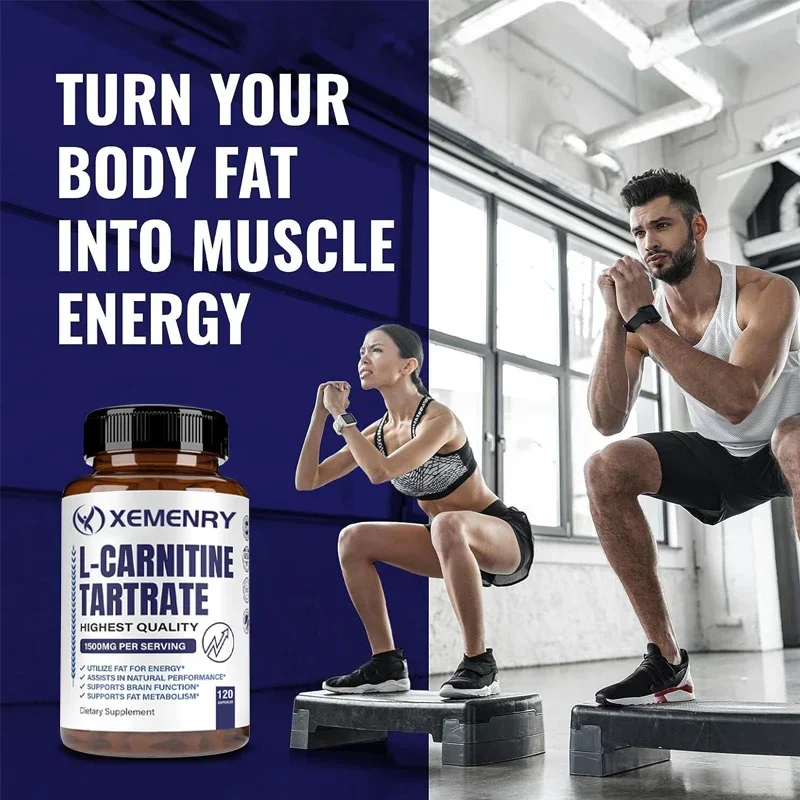 L-Carnitine - Fat Burning, Memory Enhancement, Muscle Growth, Weight and Body Management, Non-GMO