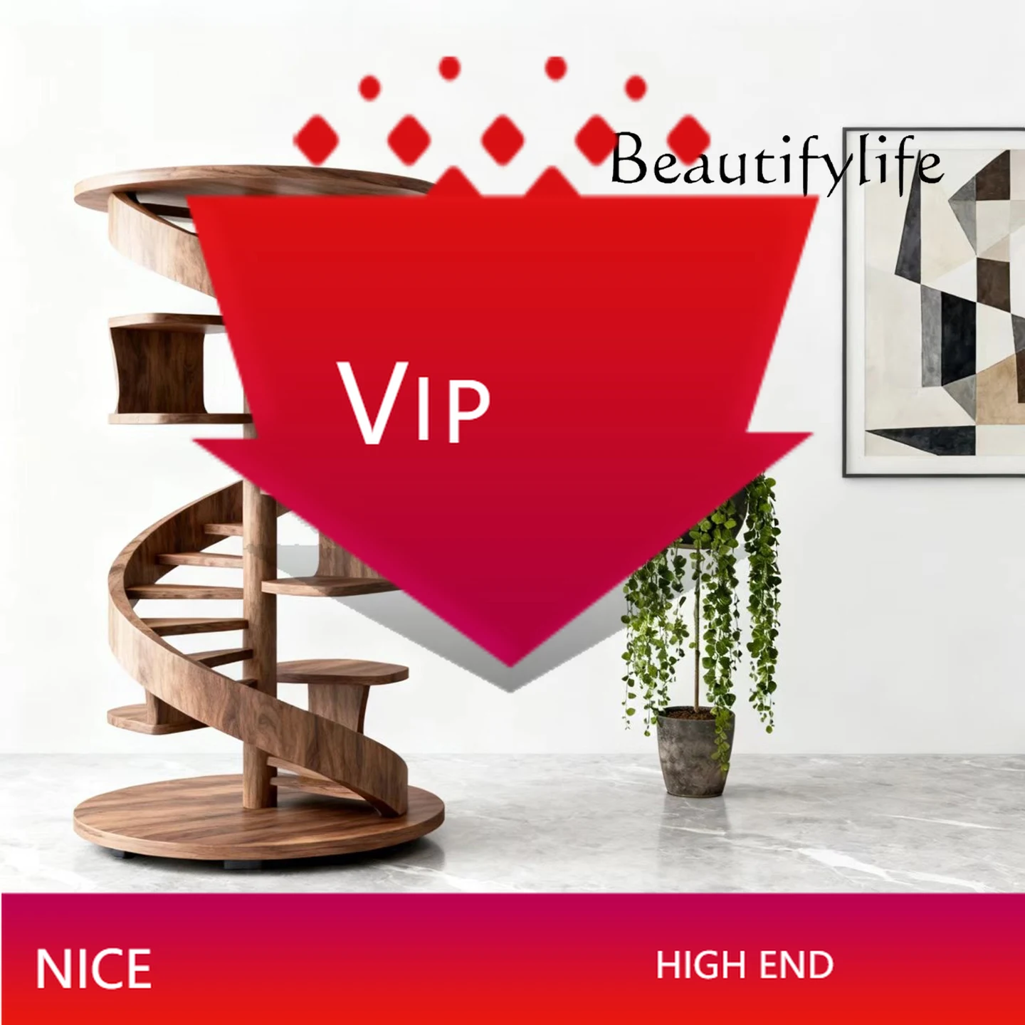 

Q новая китайская спиральная книжная полка Song эстетическая вращающаяся книжная полка для гостиной настенная полка из цельного дерева