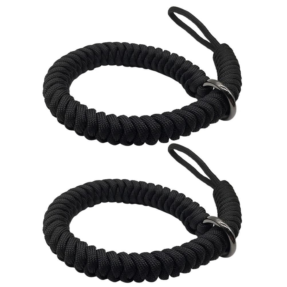 

2pcs Camera Wrist Strap Mirrorless Hand Ski Polyester Adjustable Stainless Steel Parachute Rope High Strength Safety Guarantee