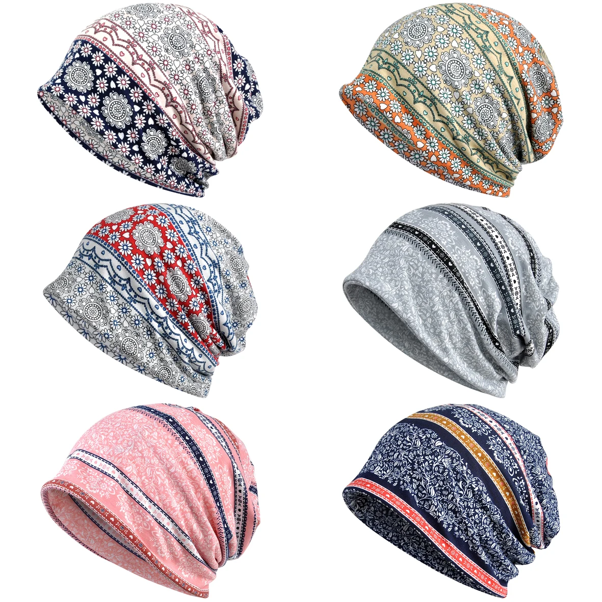 Spring and Autumn Fashion Men's Baotou Hat Outdoor Windproof Mask Hat Neck Dual purpose Pullover Hat Women's Warm Postpartum Hat