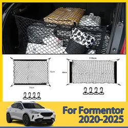 For Cupra Formentor 2020 2021 2022 2023 2024 2025 Car Trunk Net Boot Luggage Mesh Nylon Bag Storage Rear Back Cargo Accessories
