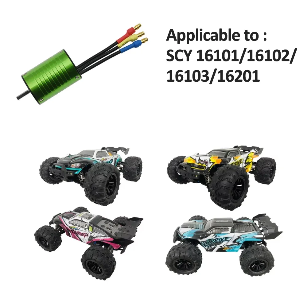 

SCY 16101 Pro 16102 PRO RC Motor 2847 4000 кВ Бесщеточный двигатель для 1/16 RC автомобиля Оригинальные запасные части 6314