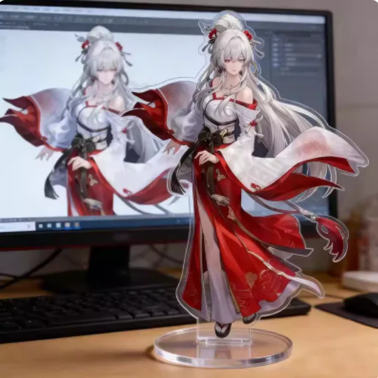 Japanese Anime Wuthering Waves 10cm Acrylic Stand Figure Model Plate Cosplay Collection Desktop Decor Gifts New XHDM