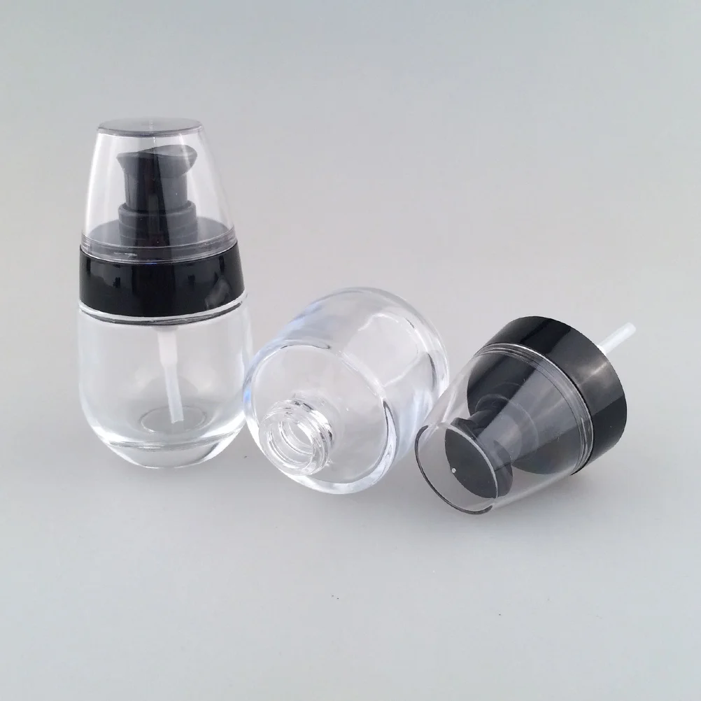 

2 PCS Storage Holder Containers Refillable Bottles Portable Dispenser Pump Travel for Toiletries