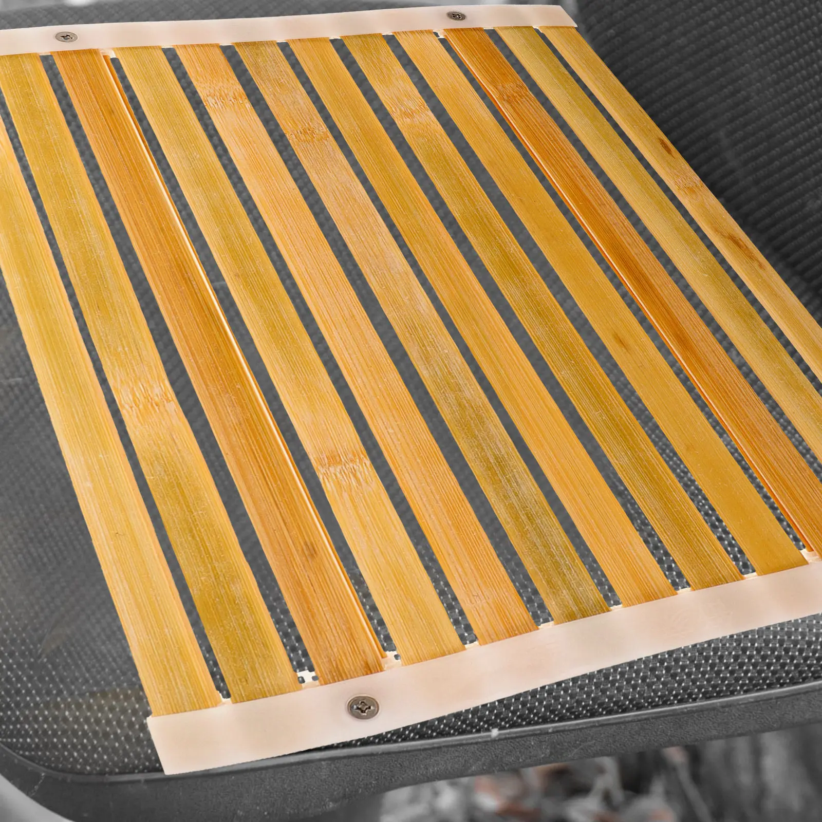 Ergonomic Bamboo Seat Cushion – Cooling, Portable Office Home Car Mat for Long-Hour Comfort
