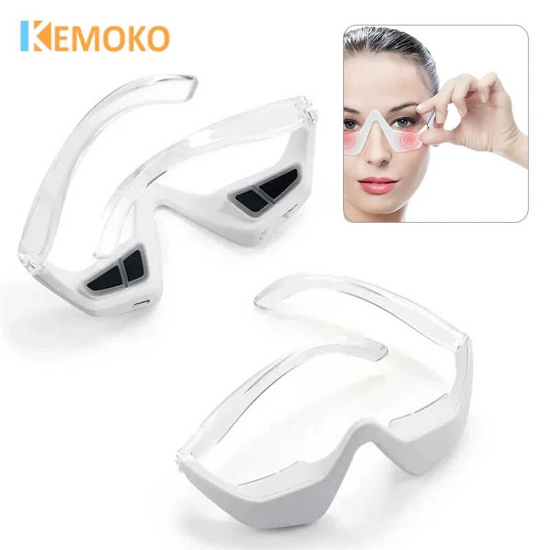 

3D Eye Massager Eyes Red Light Therapy Hot Compress Eyes Fatigue Relief Lighten Dark Circles Eye Fine Line Beauty Anti-Aging